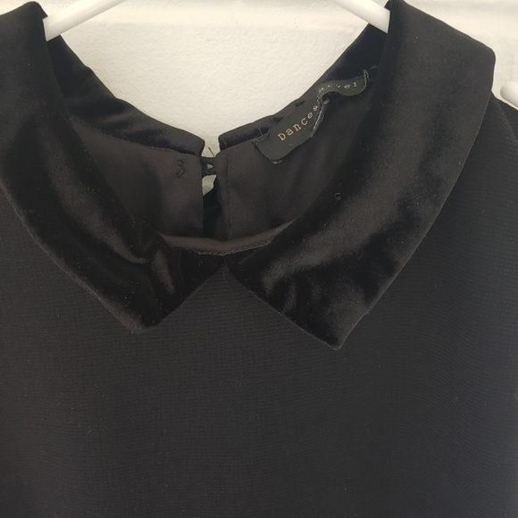 Dance & Marvel Velvet Collar Tie Dress - Picture 3 of 8